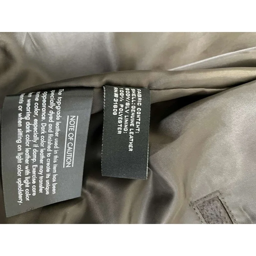 Jos A Bank Executive Collection Mens Large Brown Suede Genuine Leather Jacket - Picture 7 of 12